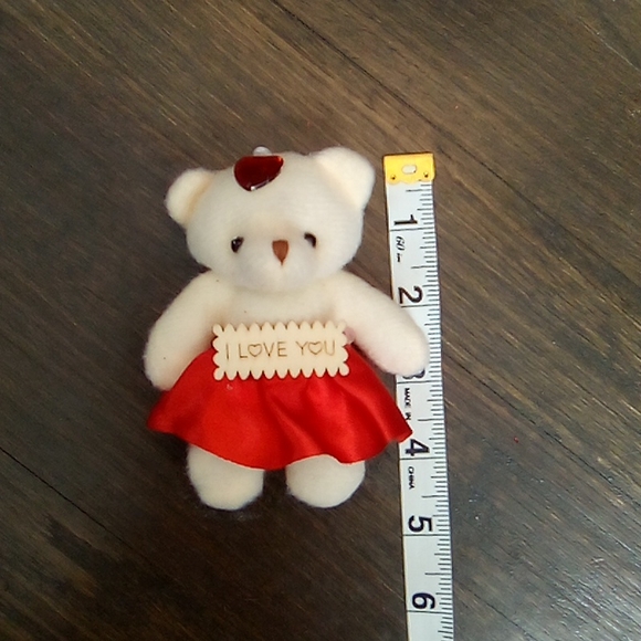 Valentine Gift Set NIB Champagne Flute Candles and Love Bear - Picture 10 of 11